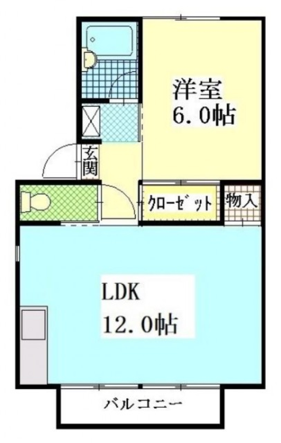 一人暮らしの掟の間取り図