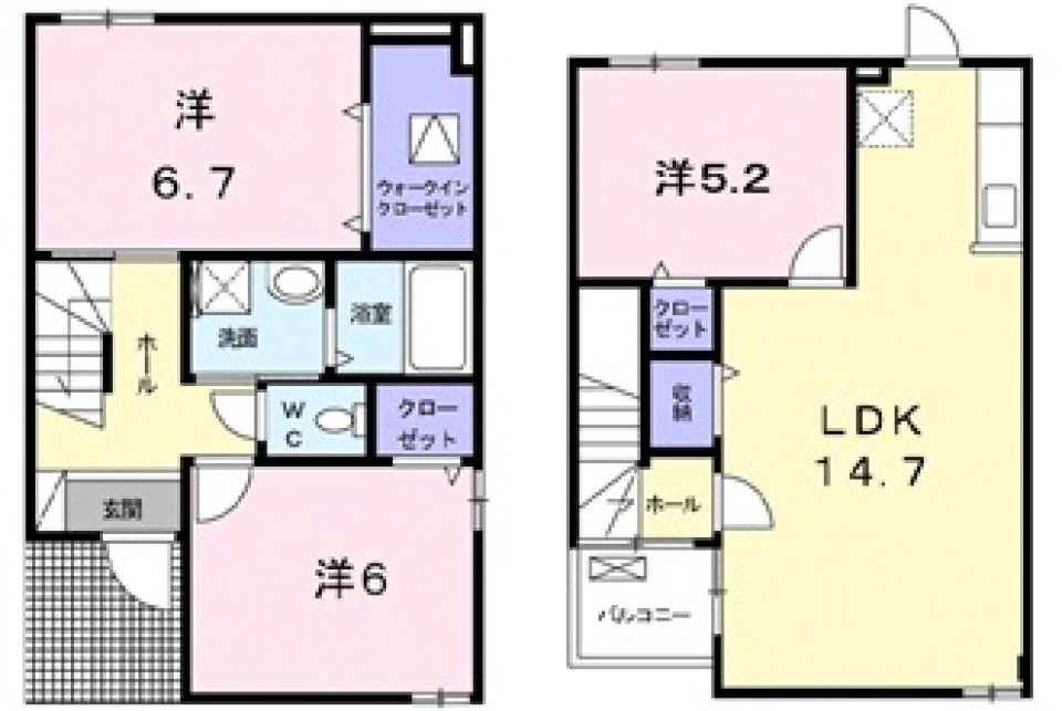 KANDAスタイリッシュハウス。の間取り図