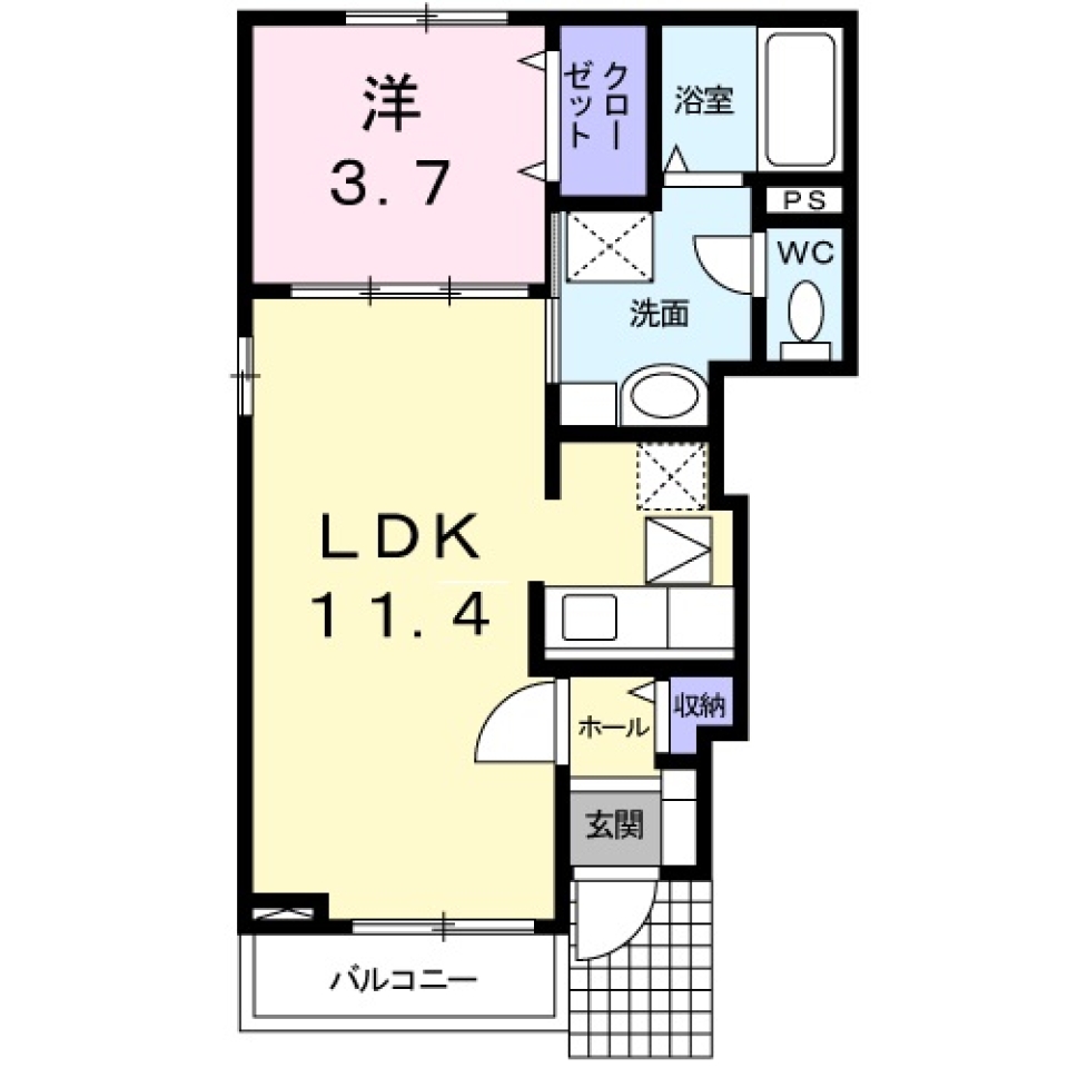 おひとり様のあなたへ。の間取り図