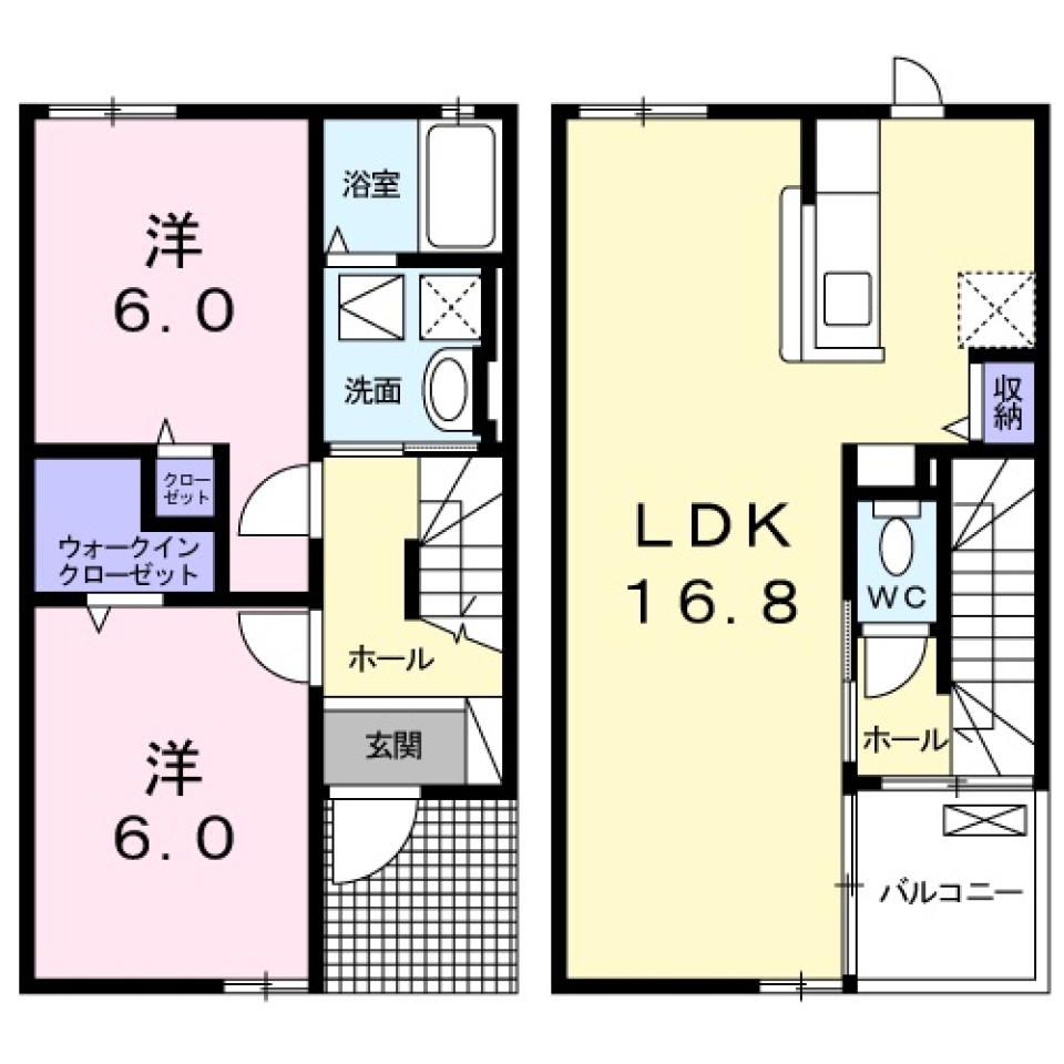 MITSUKE stylish Terrace。の間取り図