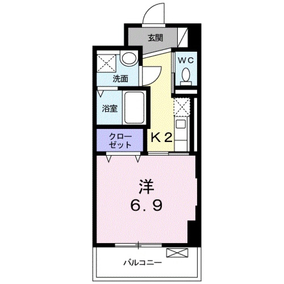 HOTEL “Parkside”の間取り図