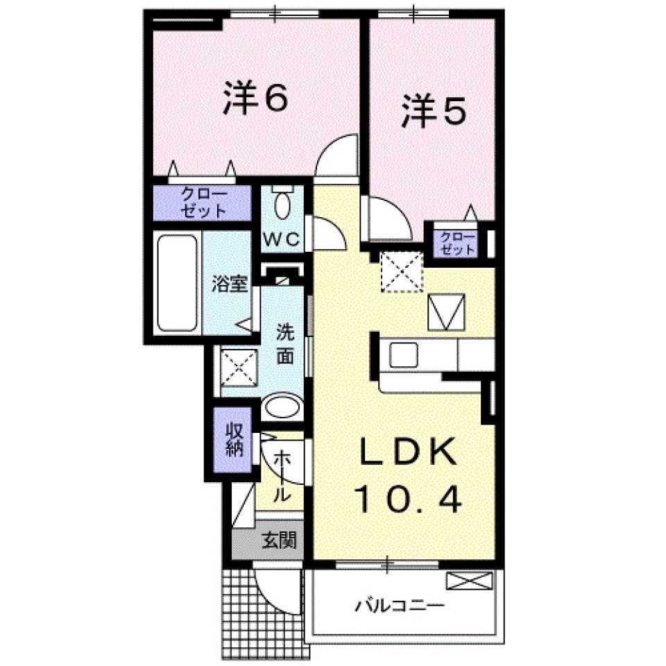 新居で迎える新年~ペットと共に~。の間取り図