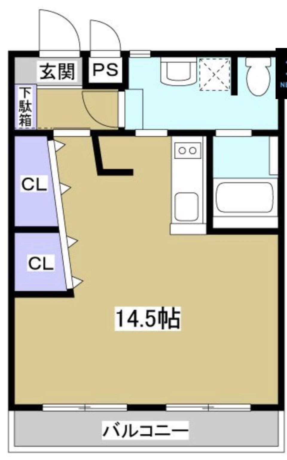 やっぱりいちゃいちゃしたい［ペット可］の間取り図