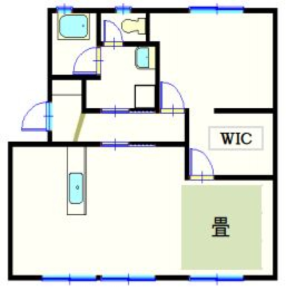 チャームポイントは畳ゾーンの間取り図