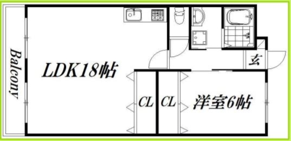 【ペット可】眺めのいいお部屋で君との間取り図