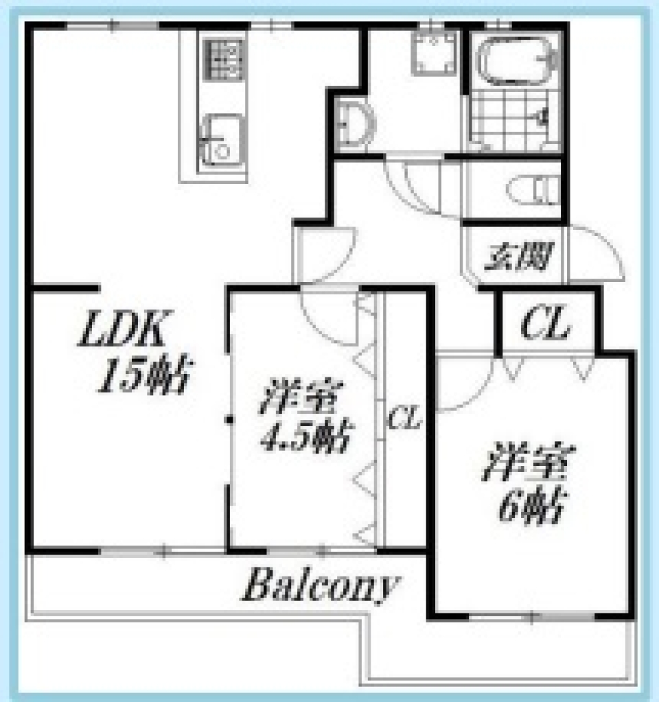 湖畔CAFEの間取り図