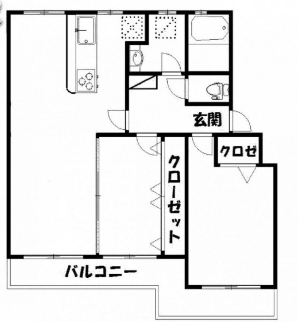 French shabby cick SANARUDAIの間取り図