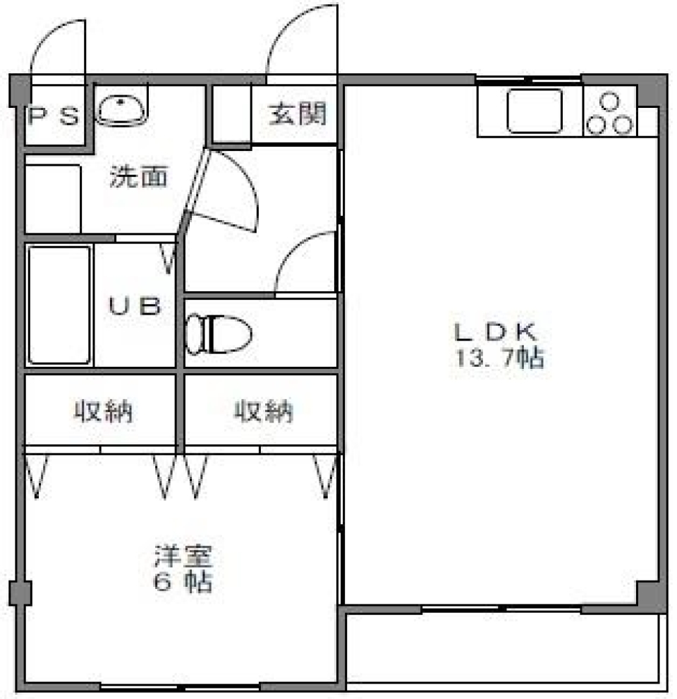 モダン空間をアレンジす。の間取り図