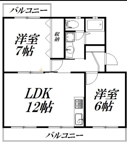 間取りは2LDK