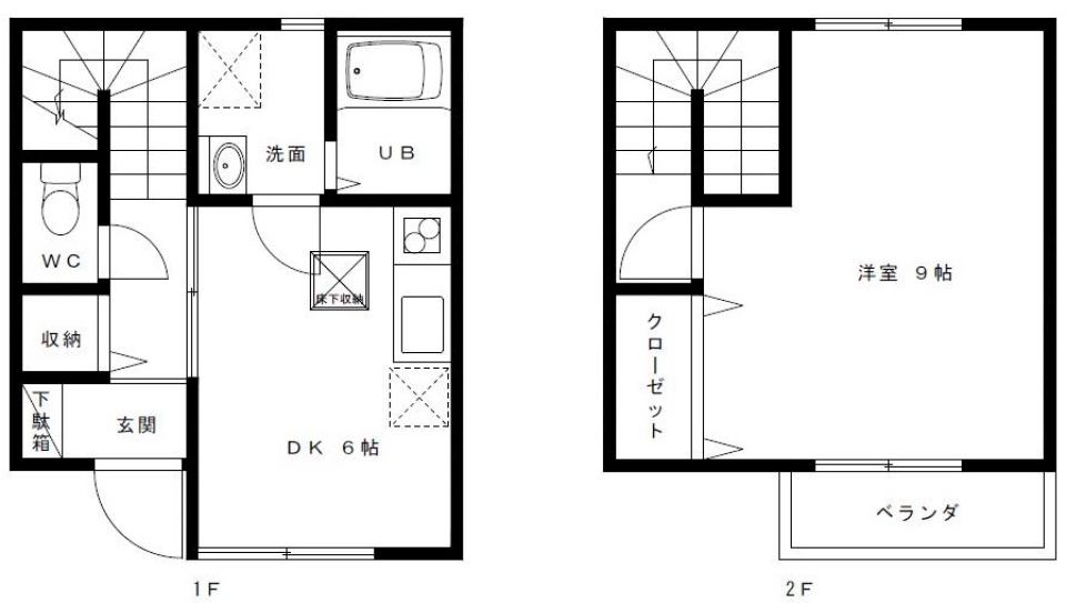 ホワイトソファーがお待ちしてます。の間取り図