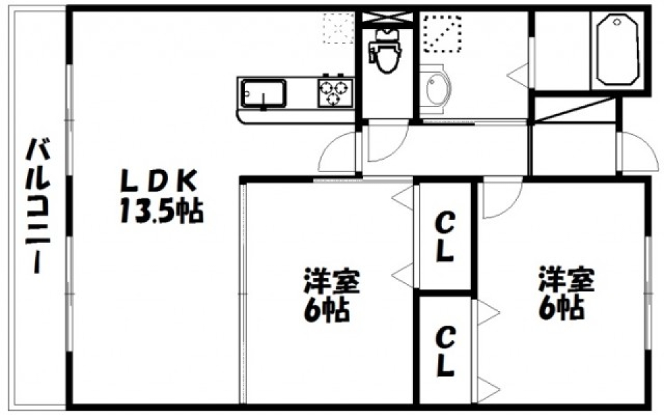 幸福感膨らむFrench Cafe STYLE。の間取り図