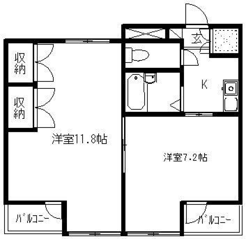 ニャンコと暮らそうの間取り図