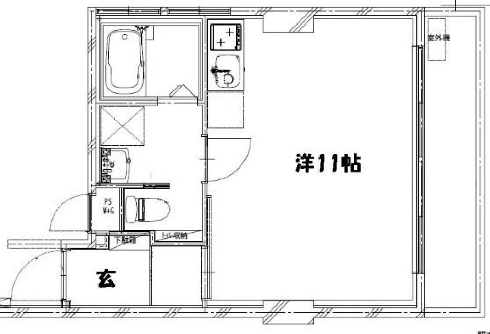 クールなコンクリート in 連尺。の間取り図