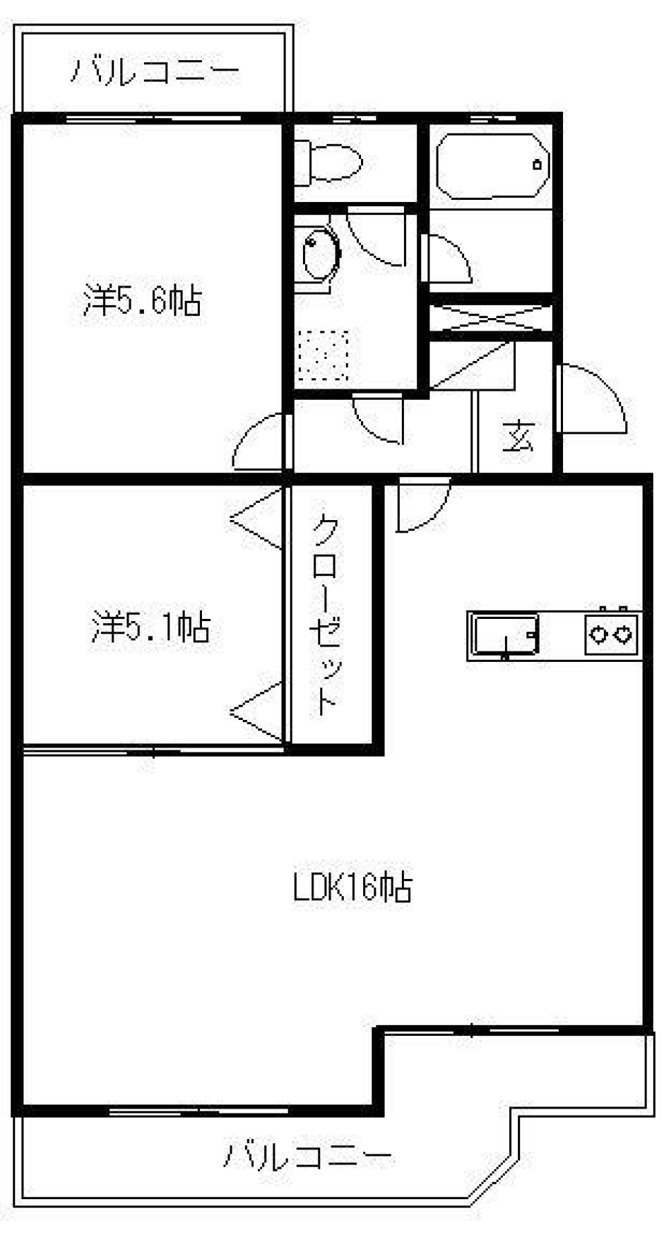 CHIC CAFE STYLEの間取り図