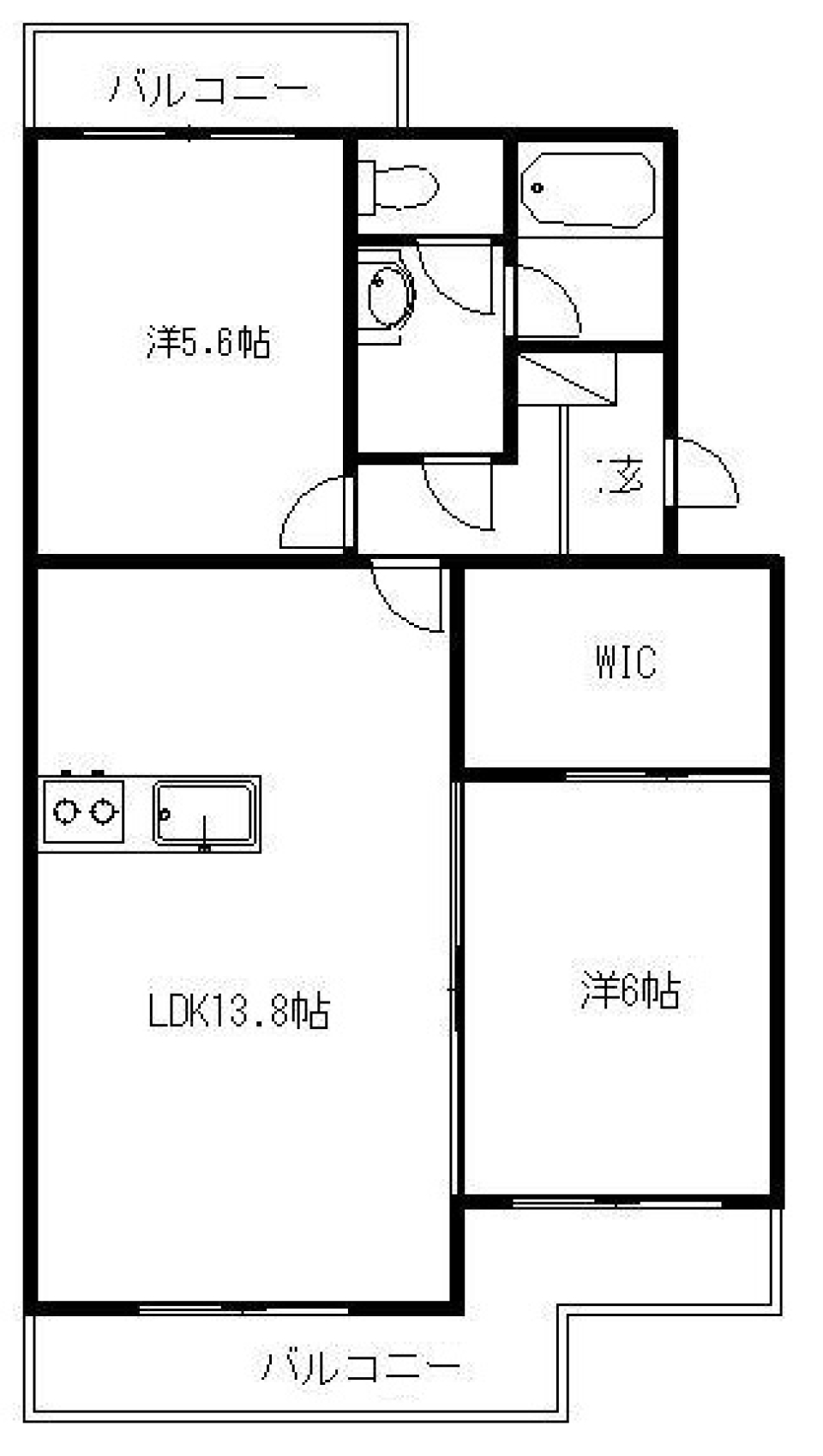 WHITE CAFE ROOMの間取り図