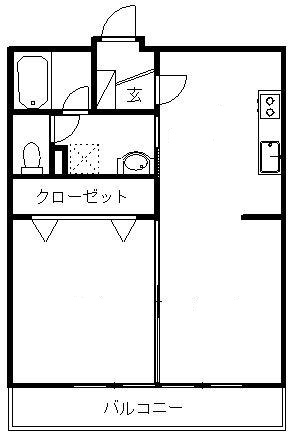 大きめ1LDK。