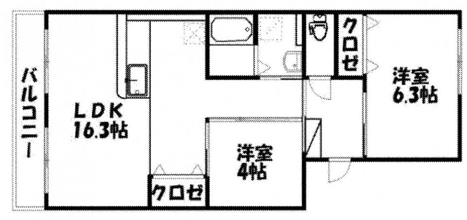 大きな土間生活で欧米気分の間取り図