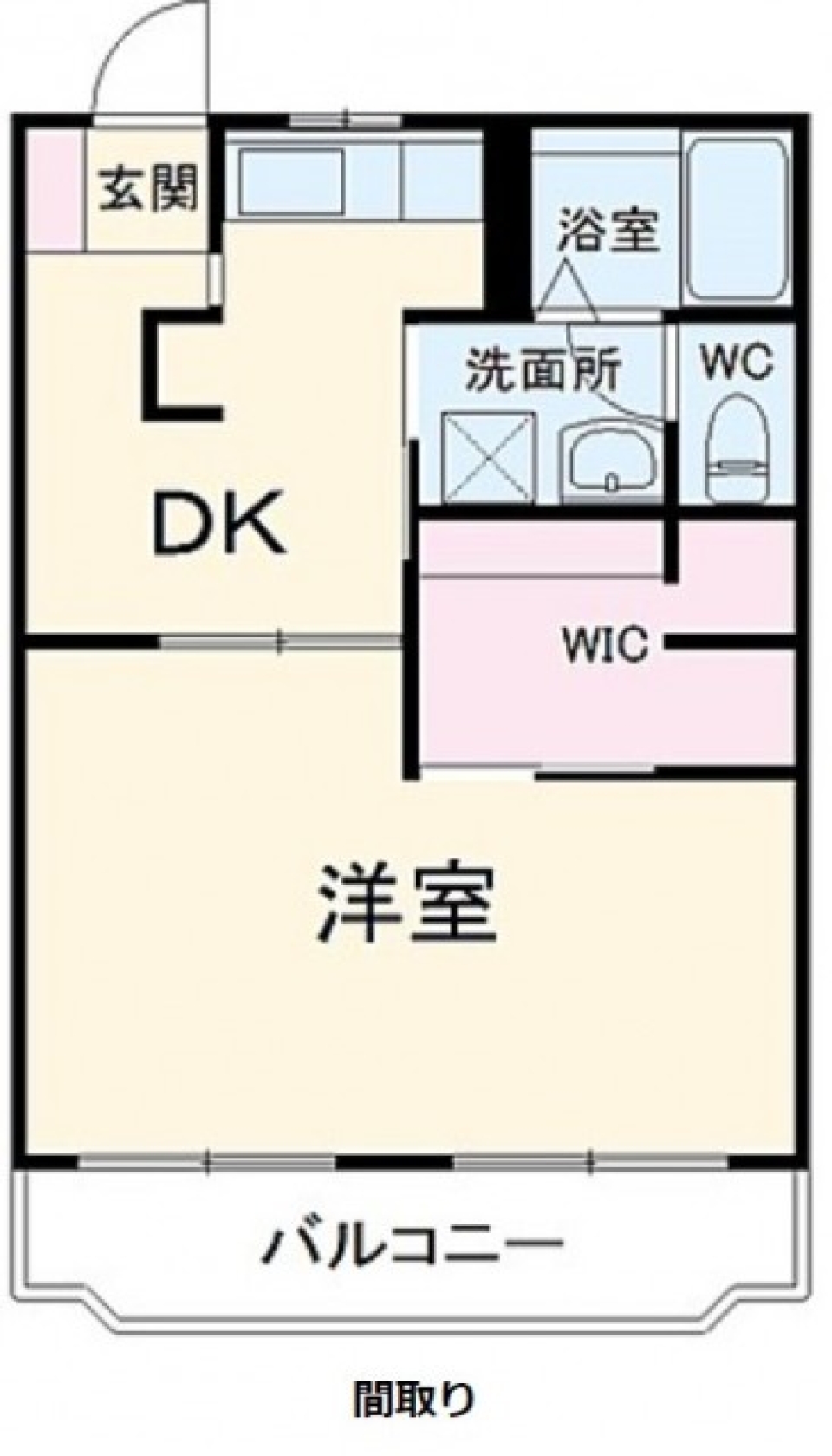 まとめ買いの間取り図