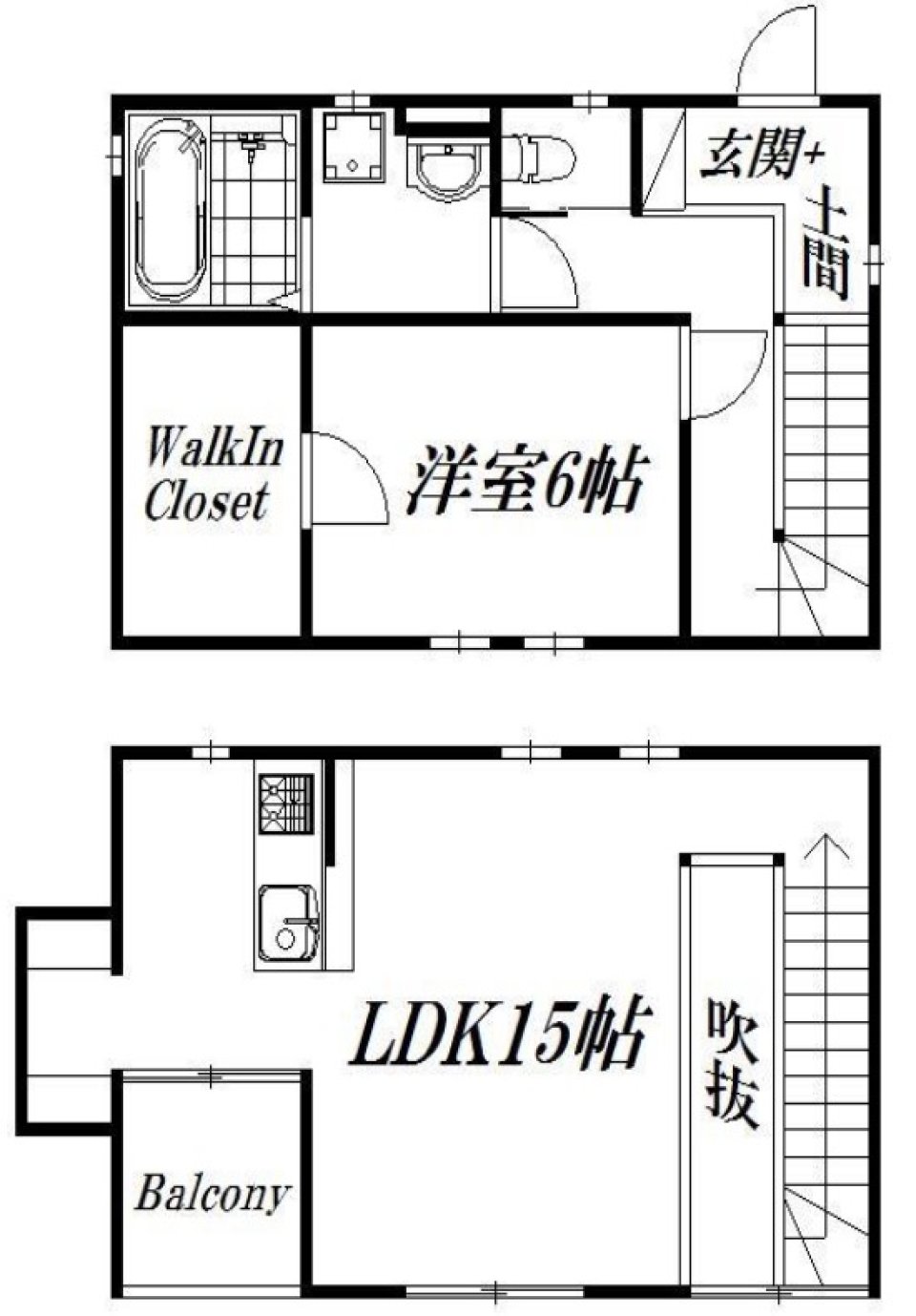 富塚プロバンス風［ペット可］の間取り図