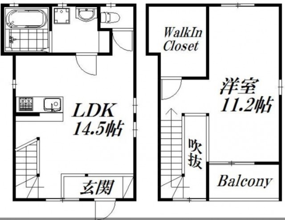 【ペット可】お洒落、この一言に尽きるの間取り図