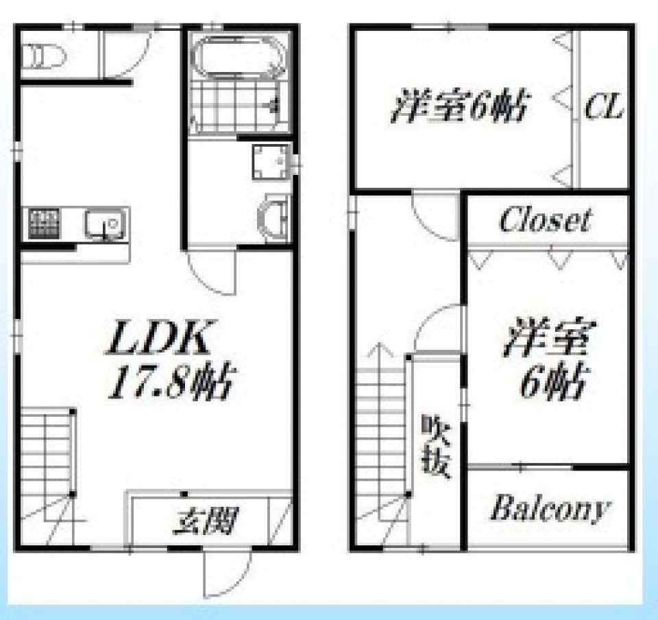 Sanaru Lakeside storyの間取り図