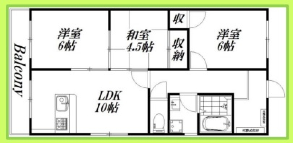 TOMITSUKA　LIFEの間取り図