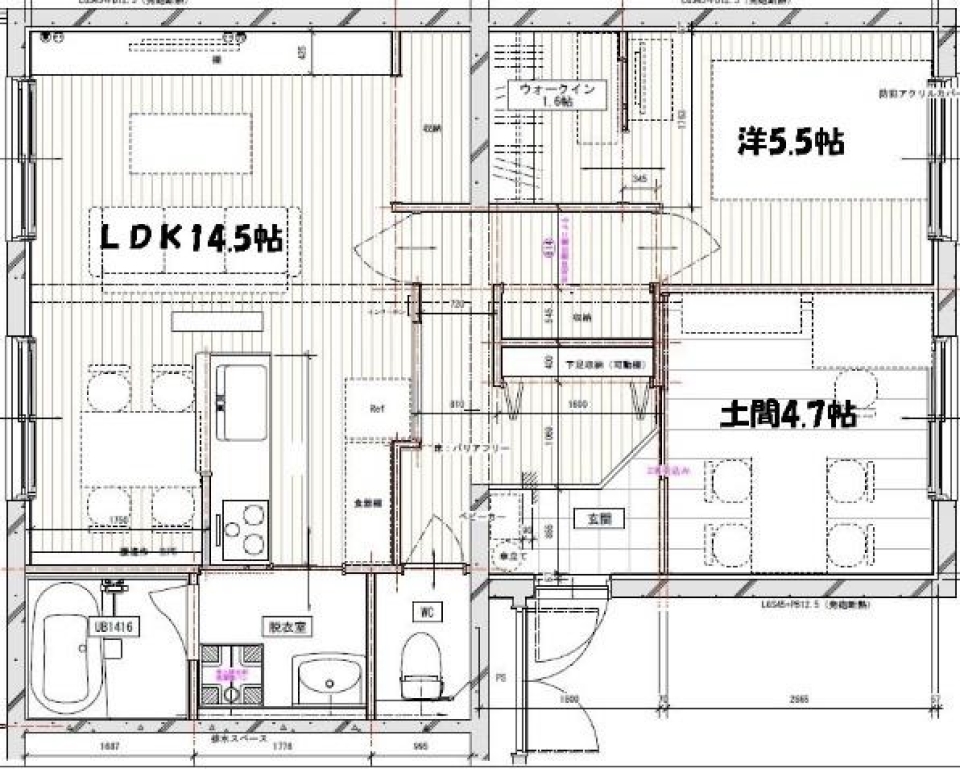 高級感をアーバンスタイル。の間取り図