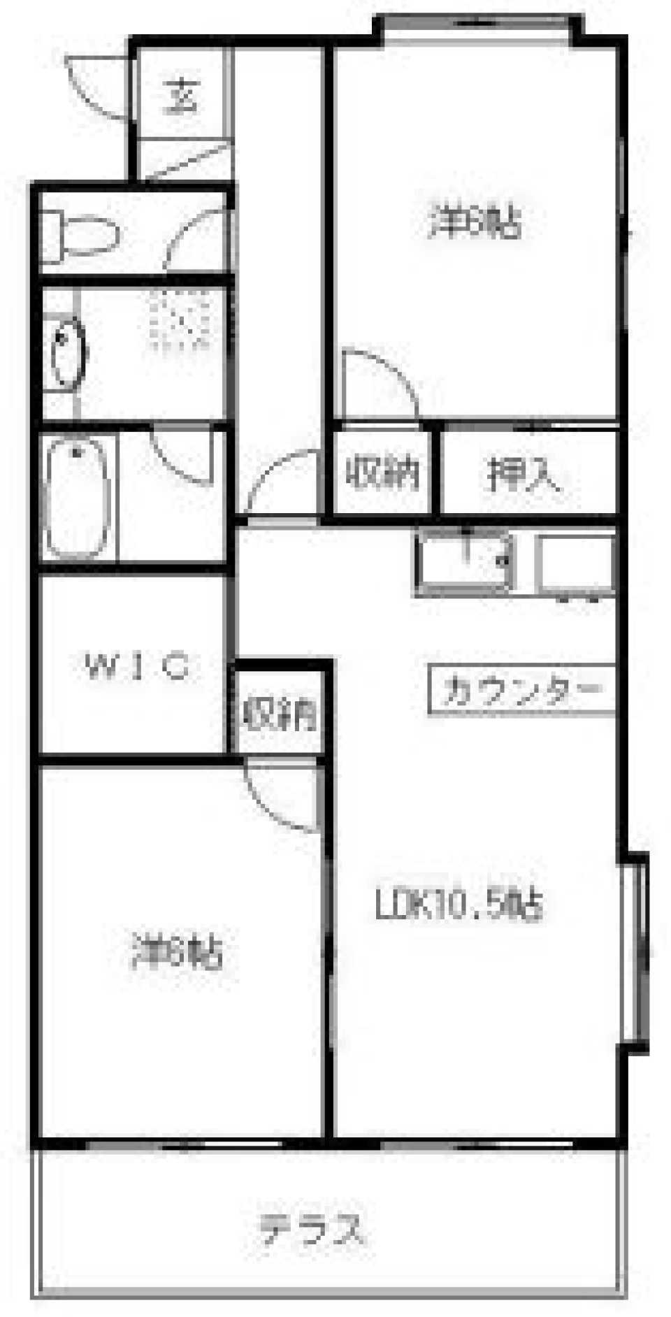 レンガの階段駆け下りて...［ペット可］の間取り図