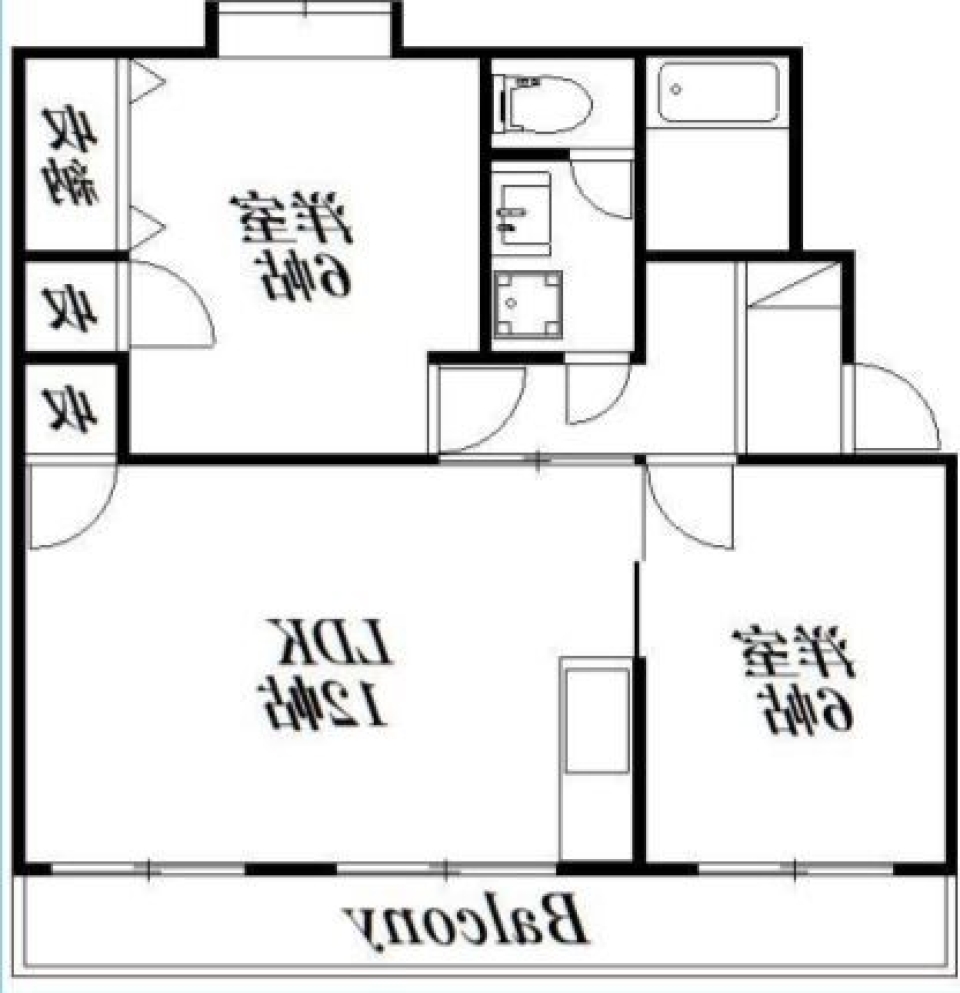 シンプルな中にオシャレをの間取り図