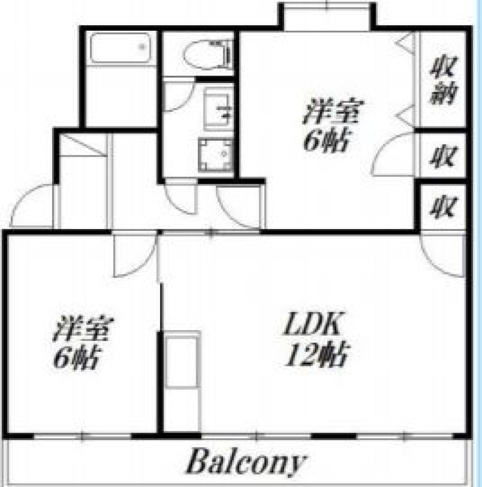 リノベがよく効いてるの間取り図