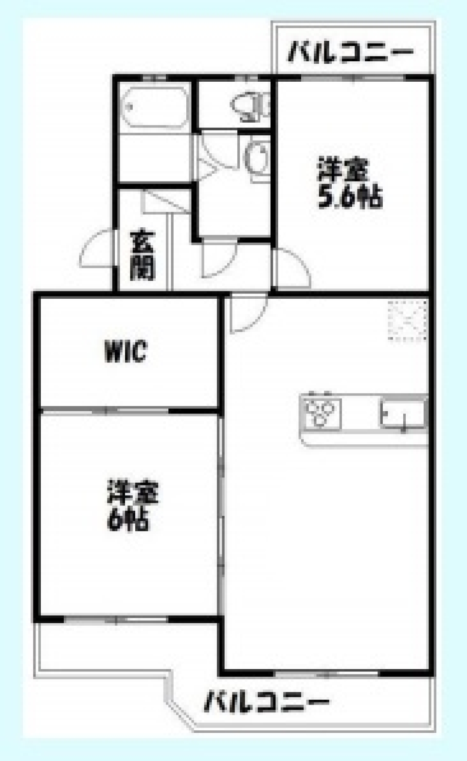 スプリングイエローの間取り図