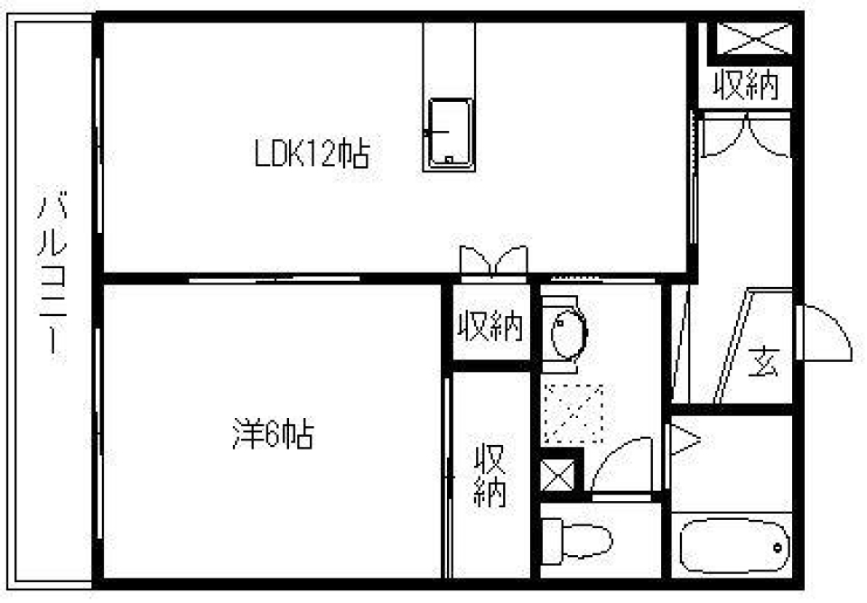 Simple LIFEの間取り図