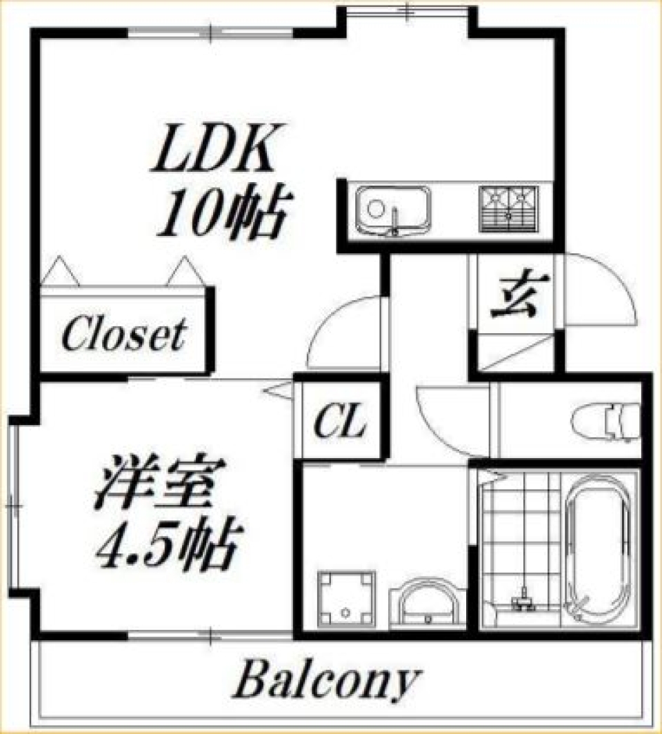 Cawaiiの間取り図