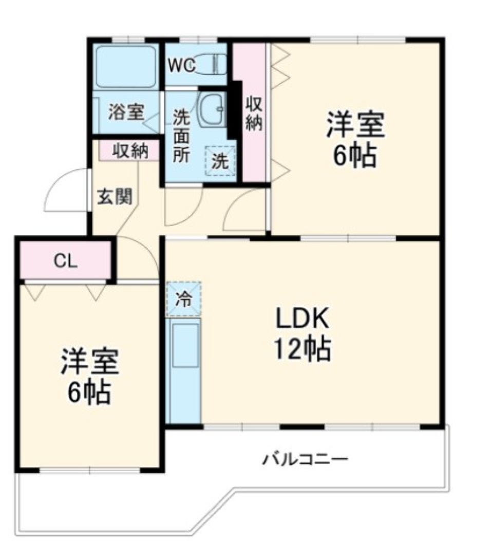 カッコいいはお部屋からの間取り図