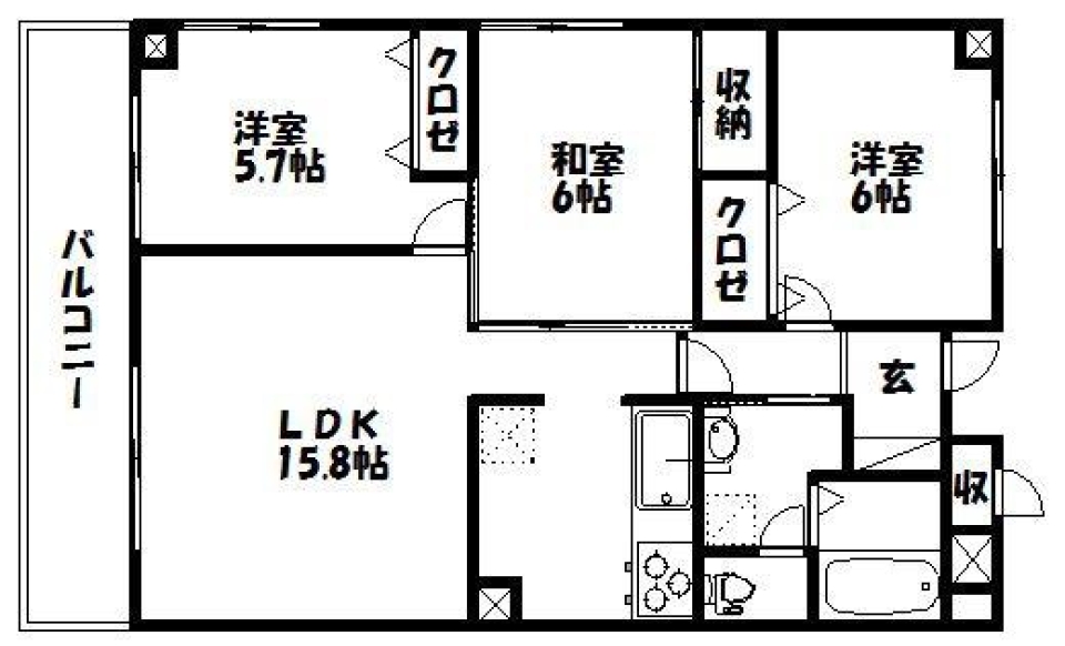 大平台で暮らすメモワールの間取り図