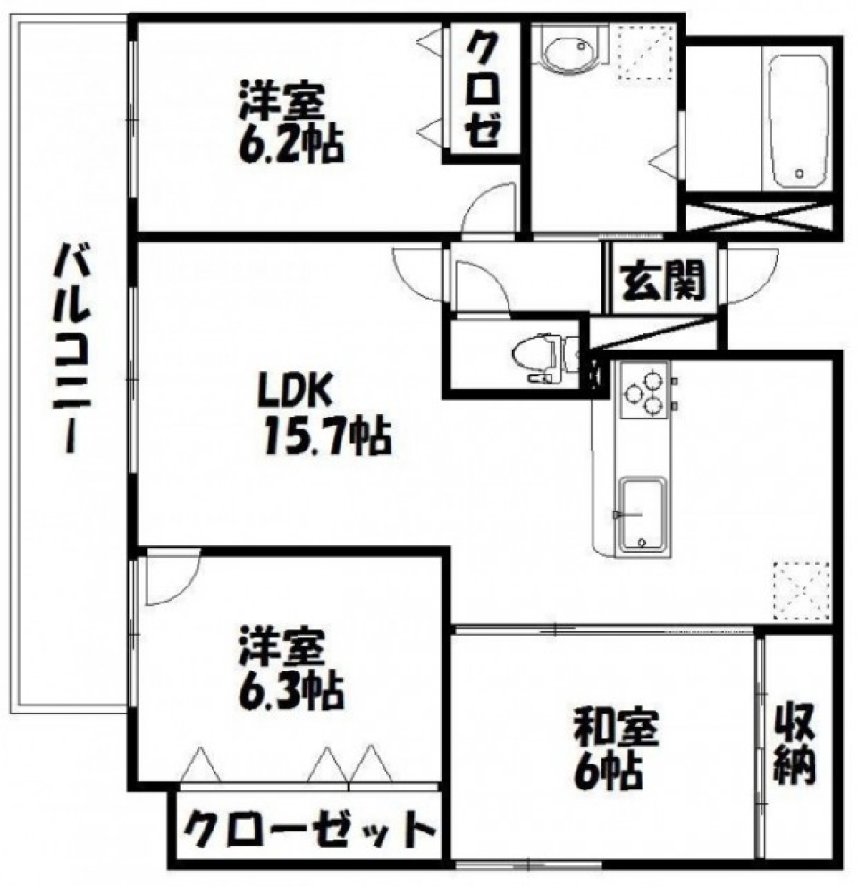 一際目立つ、大平台Gate Towerの間取り図