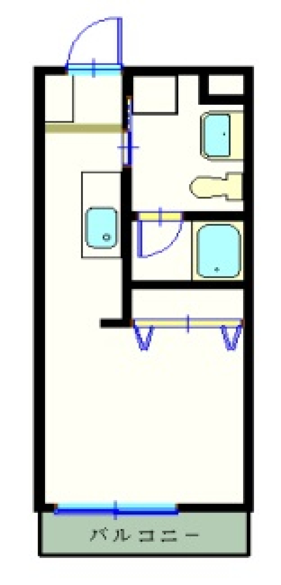 最初はこんなお部屋から始めたい。の間取り図