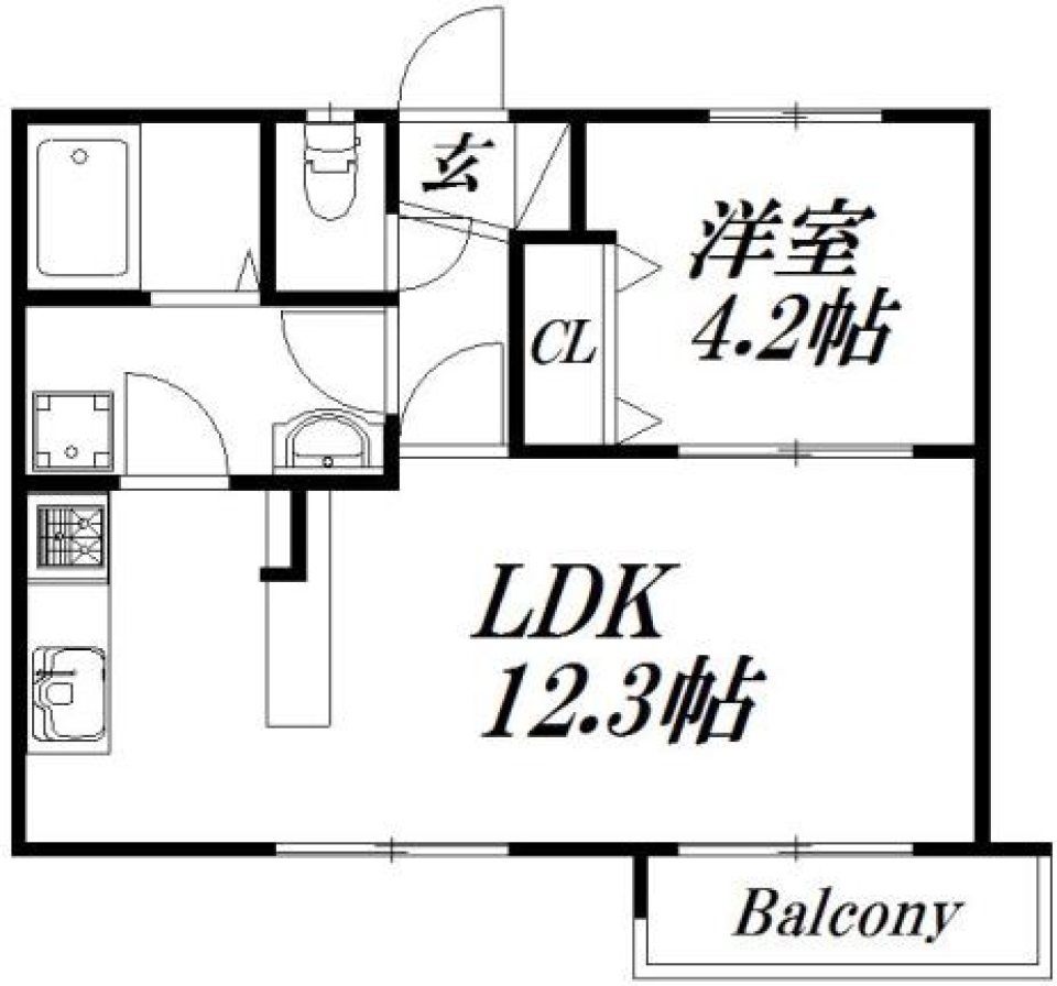 コルクのお膝元に抱かれて。の間取り図