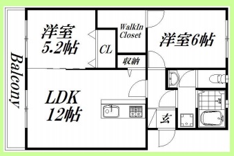 間取りは２LDK