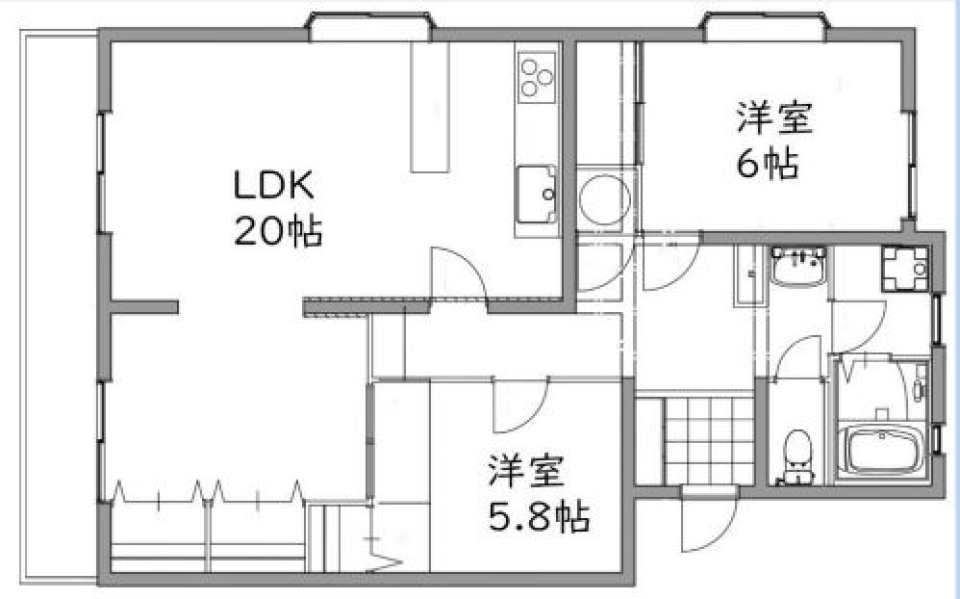 毎日の暮らしをオシャレに。の間取り図