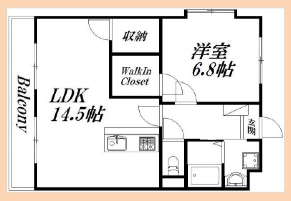 派手さよりも安定感。の間取り図