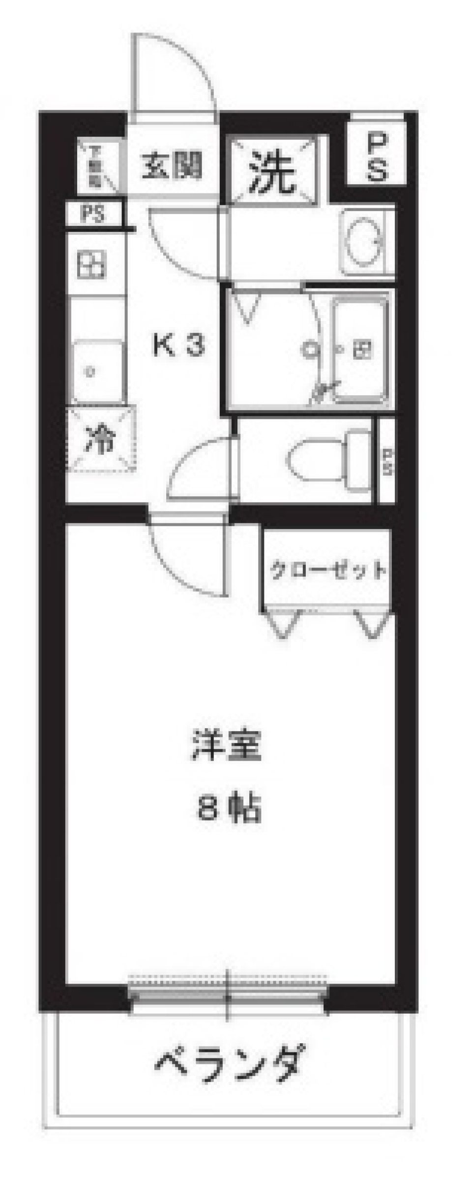 オーシャンブルー　105の間取り図