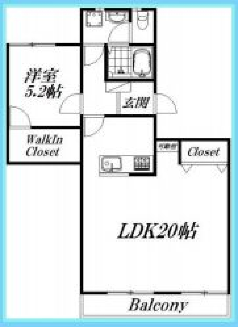 趣味の部屋の間取り図