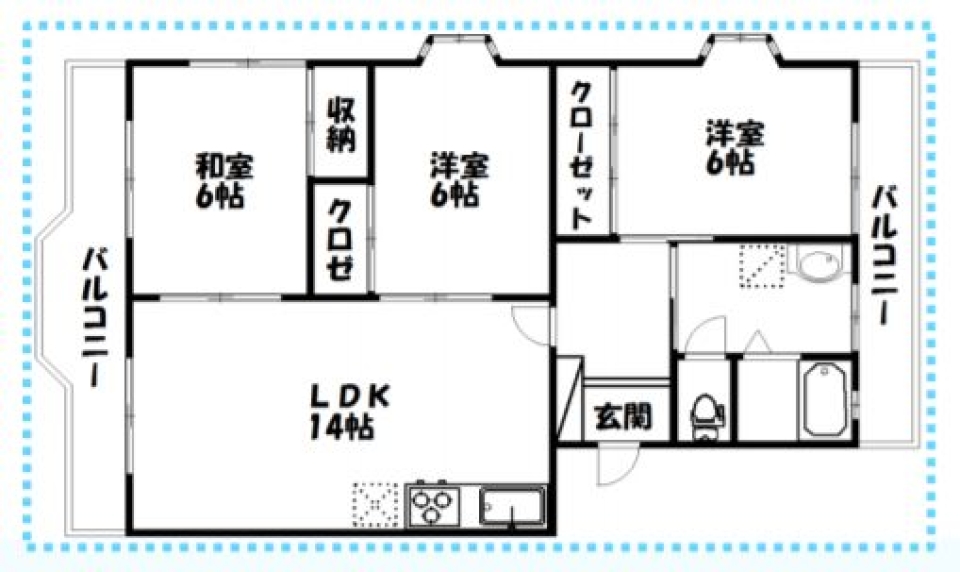 閑静な暮らしは湖畔のほとりで。の間取り図