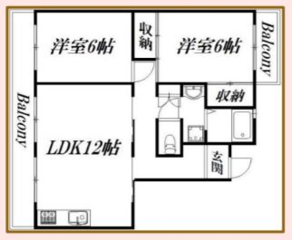 妥協点・・・の間取り図