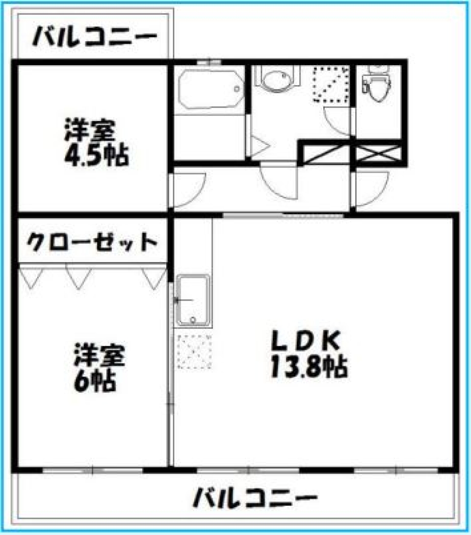 ラグジュアリーな空間を。の間取り図