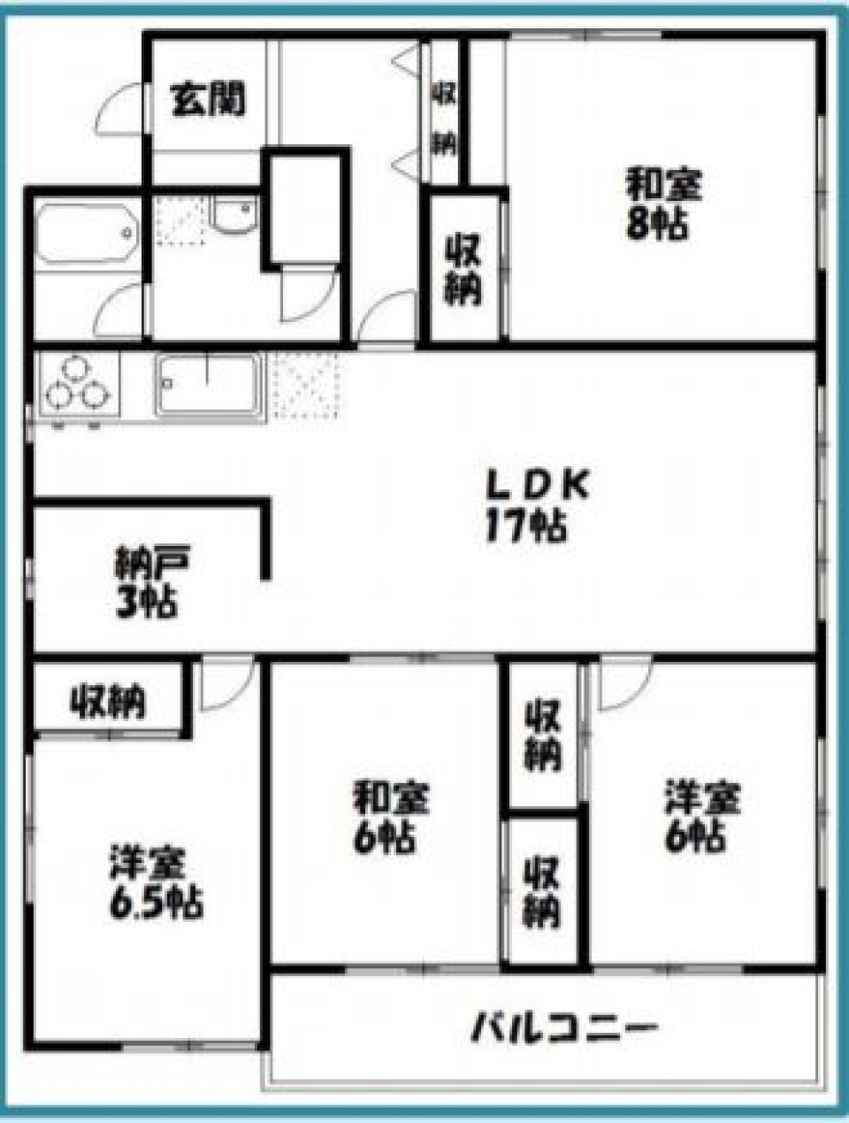 これでも十分だけど、さらにリノベ！？人気エリアの４ＬＤＫ。の間取り図