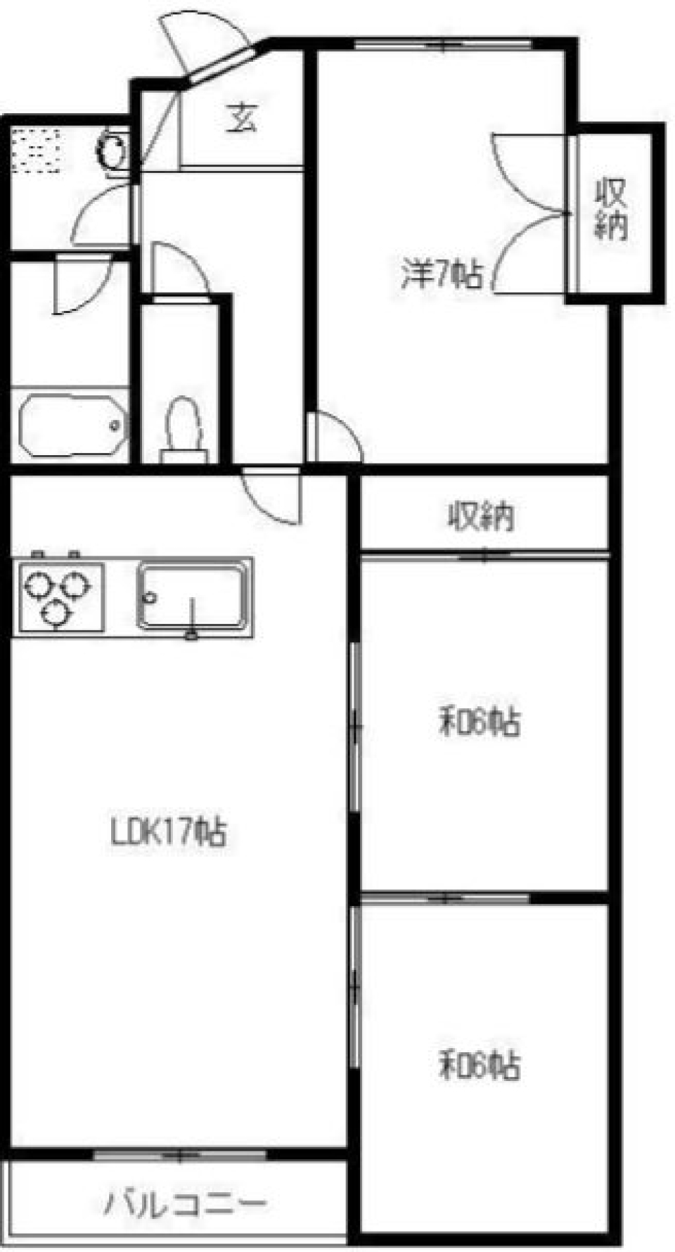 和室にこだわるの間取り図