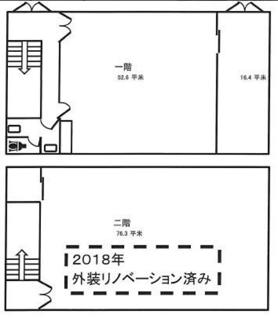 自由自在オフィスの間取り図