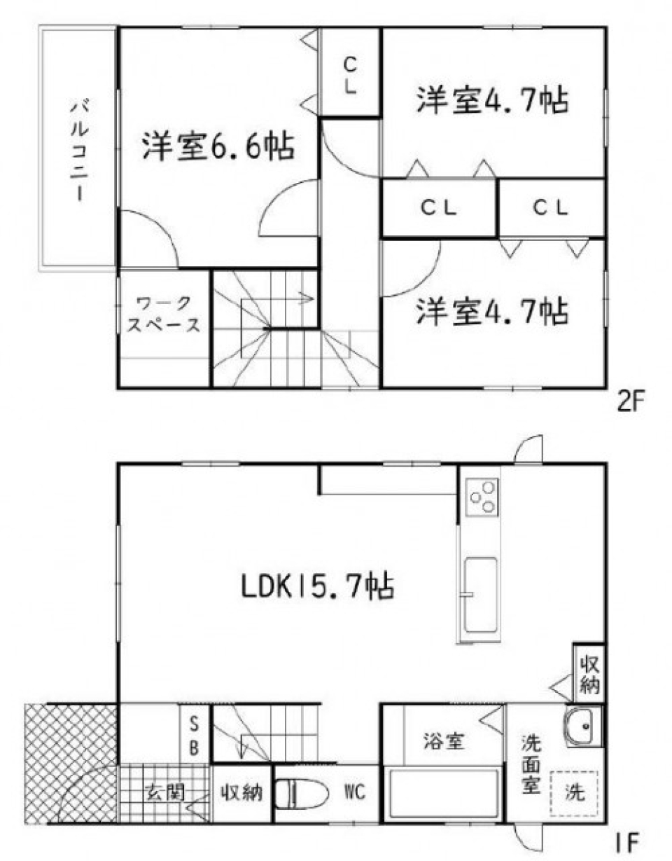 【新築】Erableの間取り図